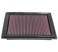 K&N Engine Air Filter: High Performance, Premium, Washable, Panel Filter: 2005-2019 (Corvette, Berlingo, C3 Aircross, C4 Cactus, other select models), 33-2305