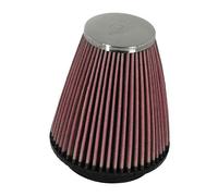 K&N Air Filter RC-1250 – Universal Clamp-On Chrome, High-Performance, Washable, 2.25in Flange