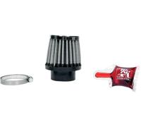K&N Engineering Air Filter RC-0790 - Universal Round Conical Chrome for Car & Motorcycle