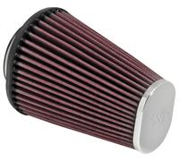 K and N RC-3680 Car and Motorcycle Universal Chrome Filter