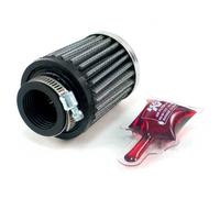 K&N Universal Clamp-On Air Filter: High Performance, Premium, Replacement Engine Filter: Flange Diameter: 1.125 In, Filter Height: 2.5 In, Flange Length: 0.625 In, Shape: Round Tapered, RC-2540