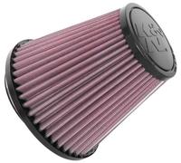 K&N Universal Clamp-On Air Filter: High Performance, Premium, Replacement Filter: Flange Diameter: 3.25 In, Filter Height: 5.4375 In, Flange Length: 0.78125 In, Shape: Round Tapered, RU-1637