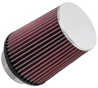 K&N Universal Clamp-On Air Filter: High Performance, Premium, Washable, Filter: Flange Diameter: 3.5 In, Filter Height: 6.5 In, Flange Length: 1.25 In, Shape: Round Tapered, RC-4630