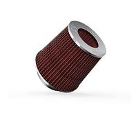 K&N Universal Clamp-On Air Filter: High Performance, Premium, Washable, Filter: Flange Diameter: 4 In, Filter Height: 5 In, Flange Length: 1.125 In, Shape: Round Tapered, RG-1001RD