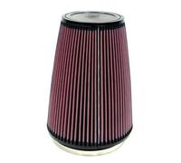 K&N Universal Clamp-On Air Filter: High Performance, Premium, Washable, Replacement Engine Filter: Flange Diameter: 6 In, Filter Height: 10 In, Flange Length: 1 In, Shape: Round Tapered, RU-3280