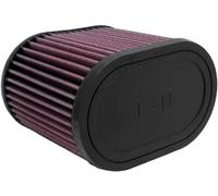 K&N Universal Clamp-On Air Filter: High Performance, Premium, Washable, Replacement Engine Filter: Flange Diameter: 2.75 In, Filter Height: 5 In, Flange Length: 0.625 In, Shape: Oval, RU-1500