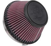 K&N Universal Clamp-On Air Filter: High Performance, Premium, Washable, Replacement Engine Filter: Flange Diameter: 6 In, Filter Height: 4 In, Flange Length: 1 In, Shape: Round Tapered, RU-4600