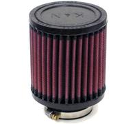 K&N Universal Clamp-On Air Filter: High Performance, Premium, Washable, Replacement Engine Filter: Flange Diameter: 2.0625 In, Filter Height: 4 In, Flange Length: 0.875 In, Shape: Round, RA-0500