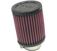 K&N Universal Clamp-On Air Filter: High Performance, Premium, Washable, Replacement Engine Filter: Flange Diameter: 1.75 In, Filter Height: 4.5 In, Flange Length: 1 In, Shape: Round, RU-1030