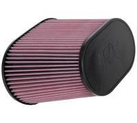 K&N Universal Clamp-On Air Intake Filter: High Performance, Premium, Washable, Replacement Filter: Flange Diameter: 4 In, Filter Height: 7.5 In, Flange Length: 1.5 In, Shape: Oval Tapered, RE-1040