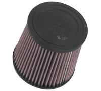 K&N Universal Clamp-On Air Filter: High Performance, Premium, Washable, Replacement Filter: Flange Diameter: 4 In, Filter Height: 5 In, Flange Length: 0.625 In, Shape: Round Tapered, RU-3600