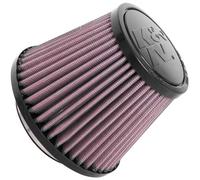 K&N Universal Clamp-On Air Filter: High Performance, Premium, Washable, Replacement Filter: Flange Diameter: 2.75 In, Filter Height: 4 In, Flange Length: 0.75 In, Shape: Round Tapered, RU-5128
