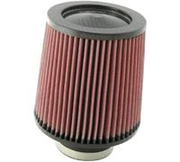 K&N Universal Clamp-On Air Filter: High Performance, Premium, Washable, Replacement Filter: Flange Diameter: 3 In, Filter Height: 6 In, Flange Length: 1.75 In, Shape: Round Tapered, RF-1047