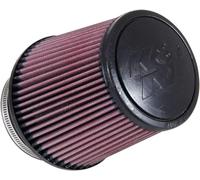 K&N Universal Clamp-On Air Filter: High Performance, Premium, Washable, Replacement Filter: Flange Diameter: 4 In, Filter Height: 6 In, Flange Length: 1.75 In, Shape: Round Tapered, RE-0850