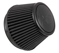 K&N Universal Clamp-On Air Filter: High Performance, Premium, Washable, Replacement Filter: Flange Diameter: 6 In, Filter Height: 4.875 In, Flange Length: 1 In, Shape: Round Tapered, RU-3106HBK
