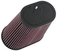 K&N Universal Oval/Conical Air Filter 79mm dual flange, 102mm x 159mm Top, 229mm height, with stud (RU-1012)