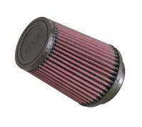 K&N Universal Round Tapered Air Filter - 76mm Neck ID, 89-114 x 146mm, Rubber