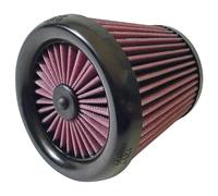 K&N Universal X-Stream Clamp-On Air Filter: High Performance, Premium, Replacement Filter: Flange Diameter: 2.4375 In, Filter Height: 6.125 In, Flange Length: 0.875 In, Shape: Round, RX-3810XD