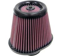 K&N Universal X-Stream Clamp-On Air Filter: High Performance, Premium, Replacement Filter: Flange Diameter: 3 In, Filter Height: 6.5 In, Flange Length: 1.875 In, Shape: Oval Straight, RX-4750