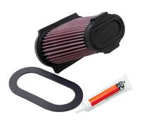 K&N Air Filter Replacement Motorcycle Air Filter for Yamaha YFM660R | YA-6601