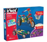 K'NEX STEAM Education | Vehicles Building Set 7 Functioning Models | Educational Toys for Kids, 131 Piece STEM Learning Kit, Engineering Construction for Kids Aged 8+ | Basic Fun 79320