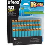 K’NEX K-Force 30-Dart Pack and Target for Ages 8+, Engineering Educational Toy, 51 Pieces