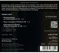 K_NSTLERFESTZUG/TASSO/SINFONIE ZU DANTES G+TTL.K NEW CD