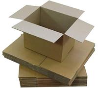 K-One 12X 9X 9'' Quality Single Wall Postal MAILING Cardboard Boxes (25)