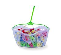 K-ONE 40 Pieces Pegs with Basket for Laundry Washing Line | Laundry Pegs for Strong Windproof Supplies Soft Rubber Grip Pegs| Strong Clothes Pegs (Multiple Colours)