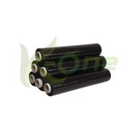 K-One - Black Pallet Stretch Shrink Wrap 500 mm x 250 m 25 Microns (1 Roll)