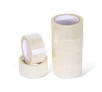 K-One Clear Packing Parcel Packaing 2Inch Tape 48mm x 66m (Pack of 6)