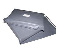 K-One Grey Mailing Postage Poly Plastic Bags Strong Seal Adhesive Strip 14 x 21 Inch (350x525mm) (200)