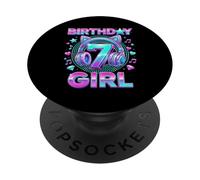 K-Pop 7th Birthday Girl 7 Year Old Korean Music PopSockets Adhesive PopGrip