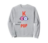 K-Pop All Day Every Day Music Lover's Essential Sweatshirt