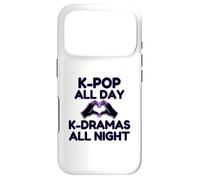 K-pop All Day K-Dramas At Night Korean Heart Hands Case for iPhone 17 Pro