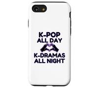 K-pop All Day K-Dramas At Night Korean Heart Hands Case for iPhone SE (2020) / 7/8