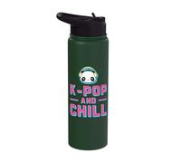 K-Pop and Chill Stainless Steel Insulated Water Bottle