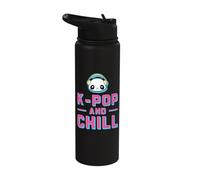 K-Pop and Chill Stainless Steel Insulated Water Bottle