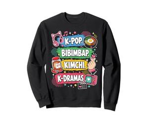K Pop Bibimbap Kimchi K Dramas K Drama Fan Sweatshirt