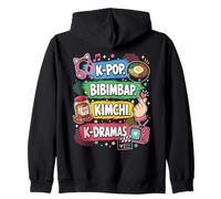 K Pop Bibimbap Kimchi K Dramas K Drama Fan Zip Hoodie