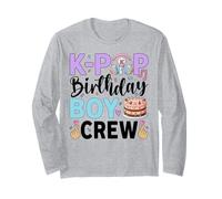K Pop Birthday Boy Crew Party Long Sleeve T-Shirt