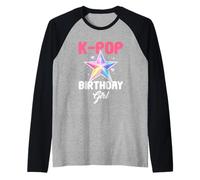 K-Pop Birthday Girl Music Lovers Korean Star Raglan Baseball Tee