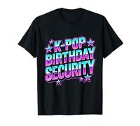 K-Pop Birthday Security Kpop Fan Gifts Birthday Party T-Shirt