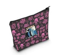 K-Pop Boy Band Fans Makeup Bag Korean Team Music Lover Cosmetic Bag KPop Stay Inspired Gift for Her BFF, 1999, Daily