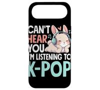 K-Pop Bunny Listening To Korean Pop Cute Headphones Case for iPhone Air
