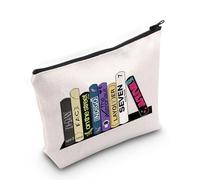 K-pop Characters Gift Bangtan Boys Inspired Merchandise Zipper Pouch Bag Army Singer Fan Gift Music Lover Makeup Bag (Seven UK2)