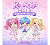 K-Pop Chibi Coloring Book: Cute and Simple Chibi-Style Illustrations with 50 Easy-to-Color Designs Inspired by KPop Culture for Kids (K-Pop Cute Universe)