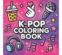 k-pop coloring book: Bold and Esay Designs for All Ages - K-Pop Inspired • Beginner-Friendly • One-Sided