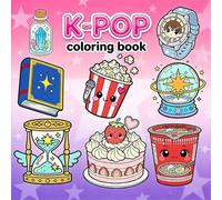 K-Pop Coloring Book: Bold Easy Music-Themed Art | Cute Gift for K-Pop Fans of All Ages