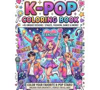 K Pop Coloring Book: Cute Anime-Style K-Pop Idols | Relaxing Coloring for True Fans for Kids, Teens, & Adults | Cute and Relaxing Designs Aesthetic ... Music Lover Gifts or Adorable Stuff For Girls